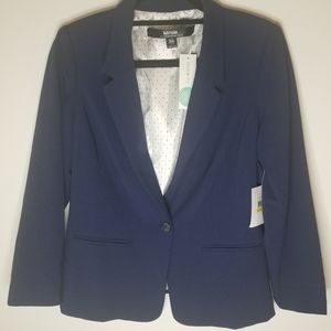 Navy Blue with White Polkadot Liner